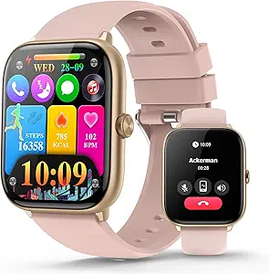 Smart Watches for Men Women (Answer/Make Call), 2.06" AMOLED Display Fitness Activity Tracker,